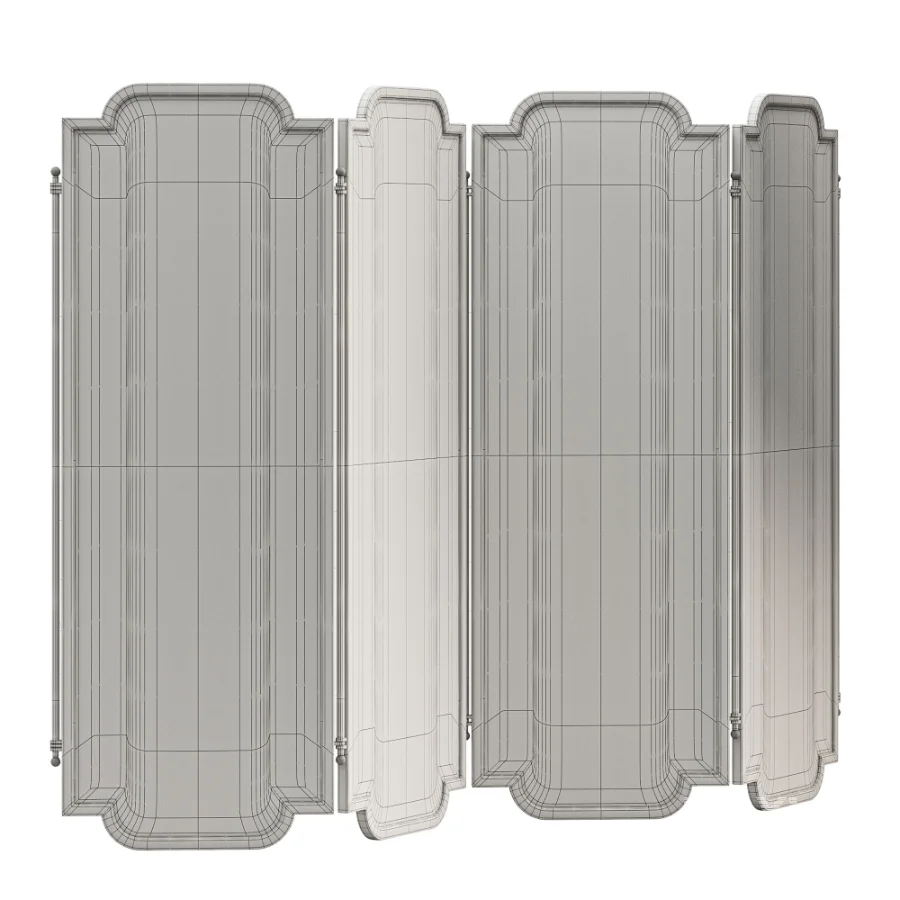 Custom Embossed Tempered Glass Decorative Partition - Image 1