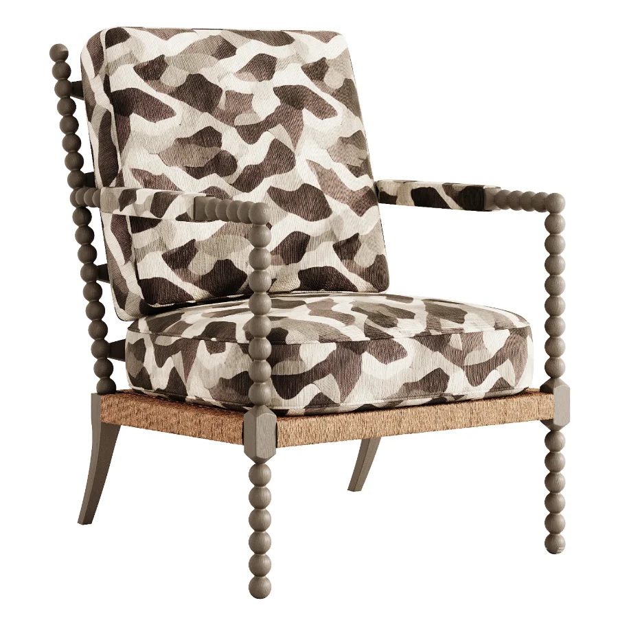Jenny Lind Wood Accent Chair - Image 5