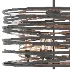 Walnut Metal Cage Design Light - Thumbnail 3