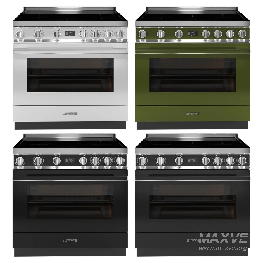 SMEG – Cooker with Induction Hob 90cm – Decorative wall hood 90cm - Image 4