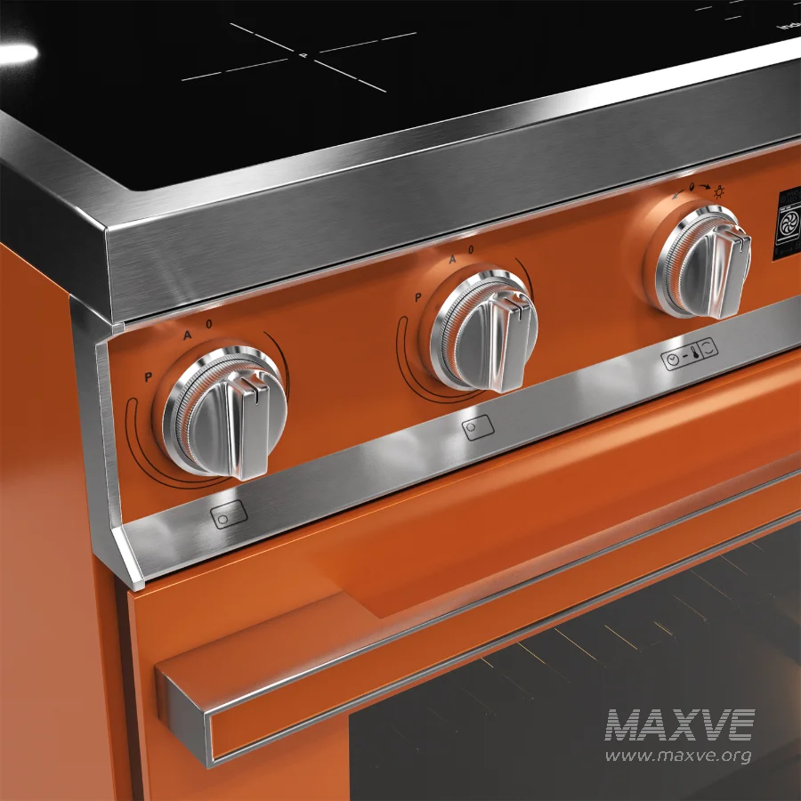 SMEG – Cooker with Induction Hob 90cm – Decorative wall hood 90cm - Image 2