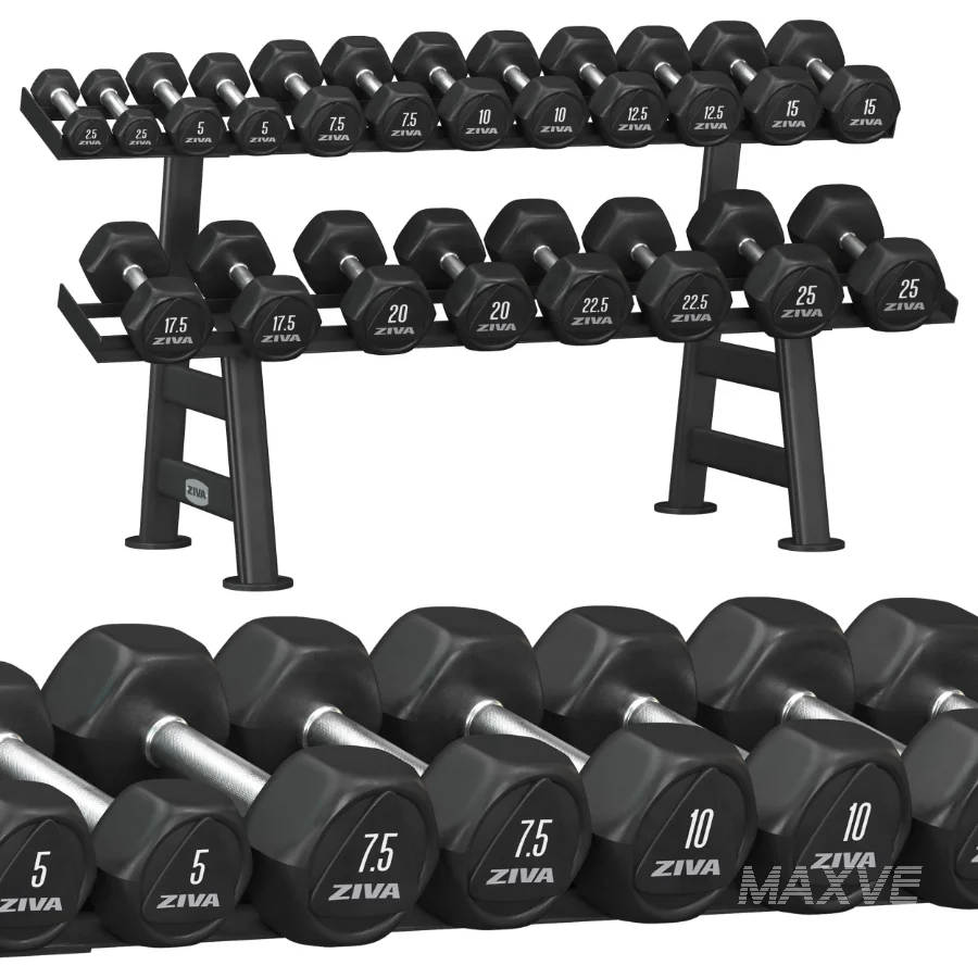 Hexagonal dumbbell rack - Image 1