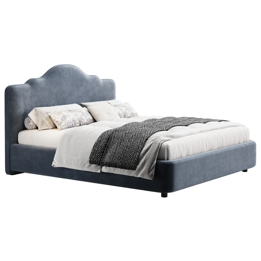 Plain Curved Bed By Parfe - Image 2