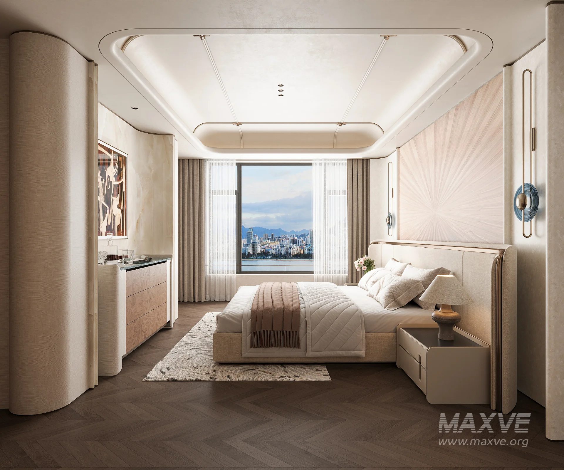 Modern bedroom