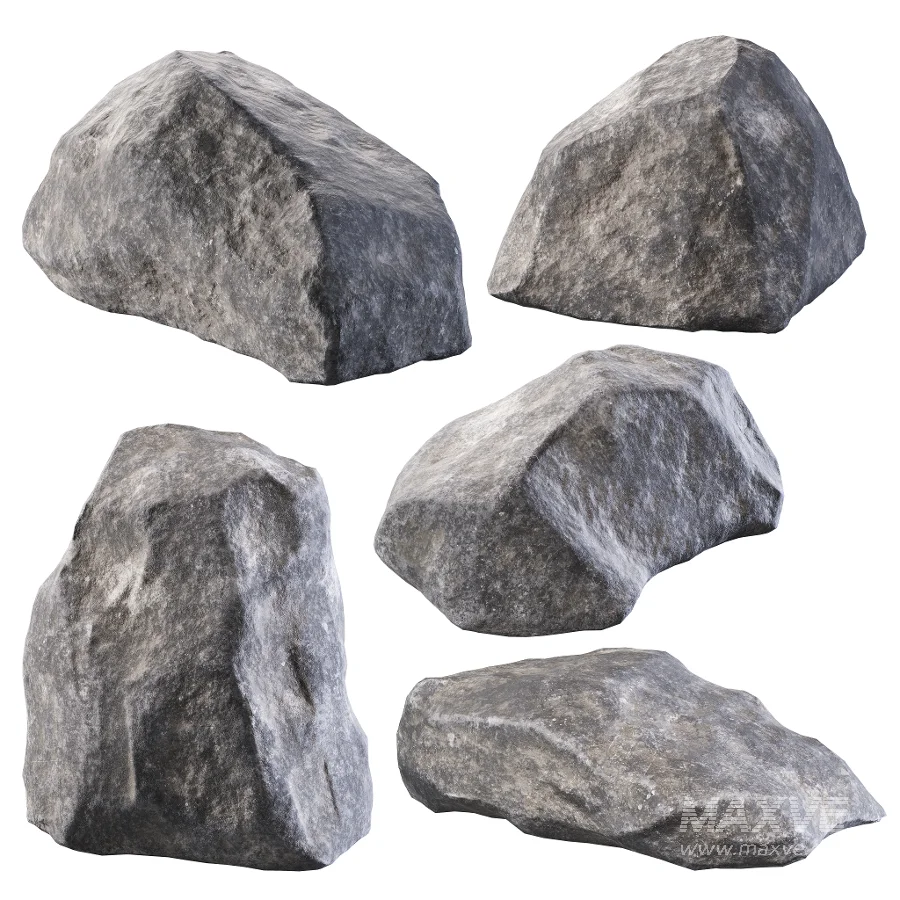 Low Poly Rocks 19 - Image 7