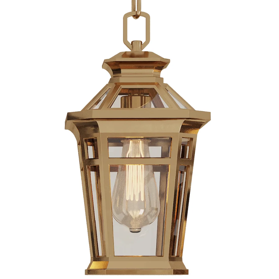 Black Outdoor Pendant Light - Image 4