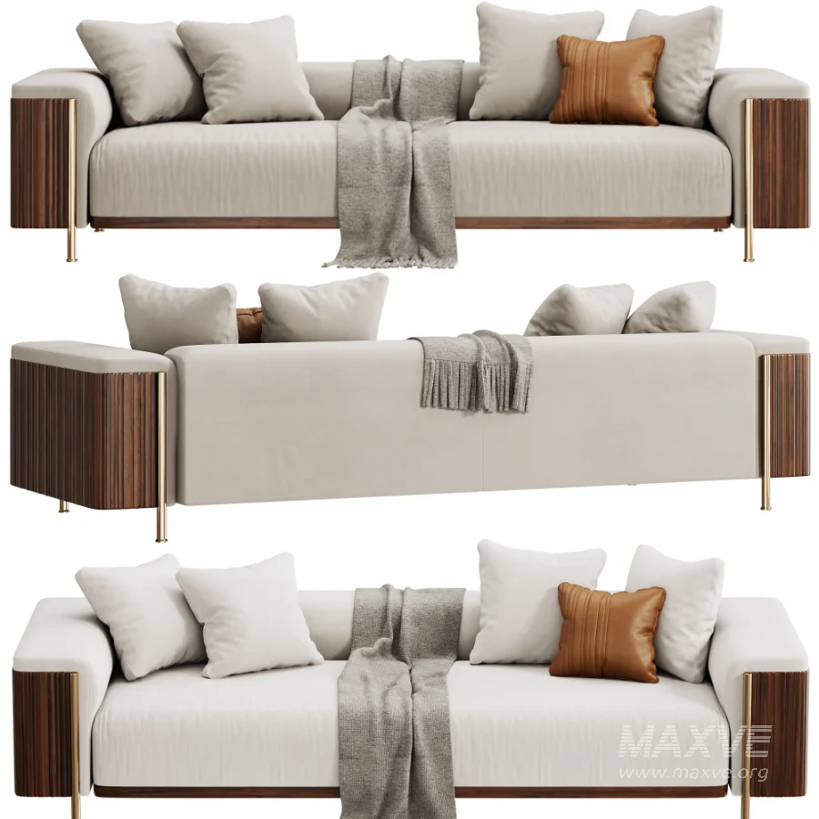 TRUSSARDI CASA Deven Sofa - Image 1