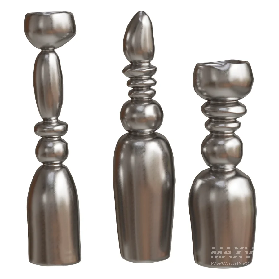 Floor Sculpture Set Vases - Image 3