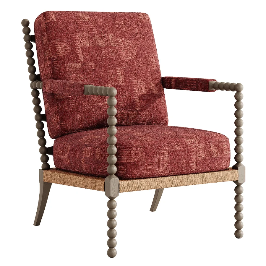 Jenny Lind Wood Accent Chair - Image 3