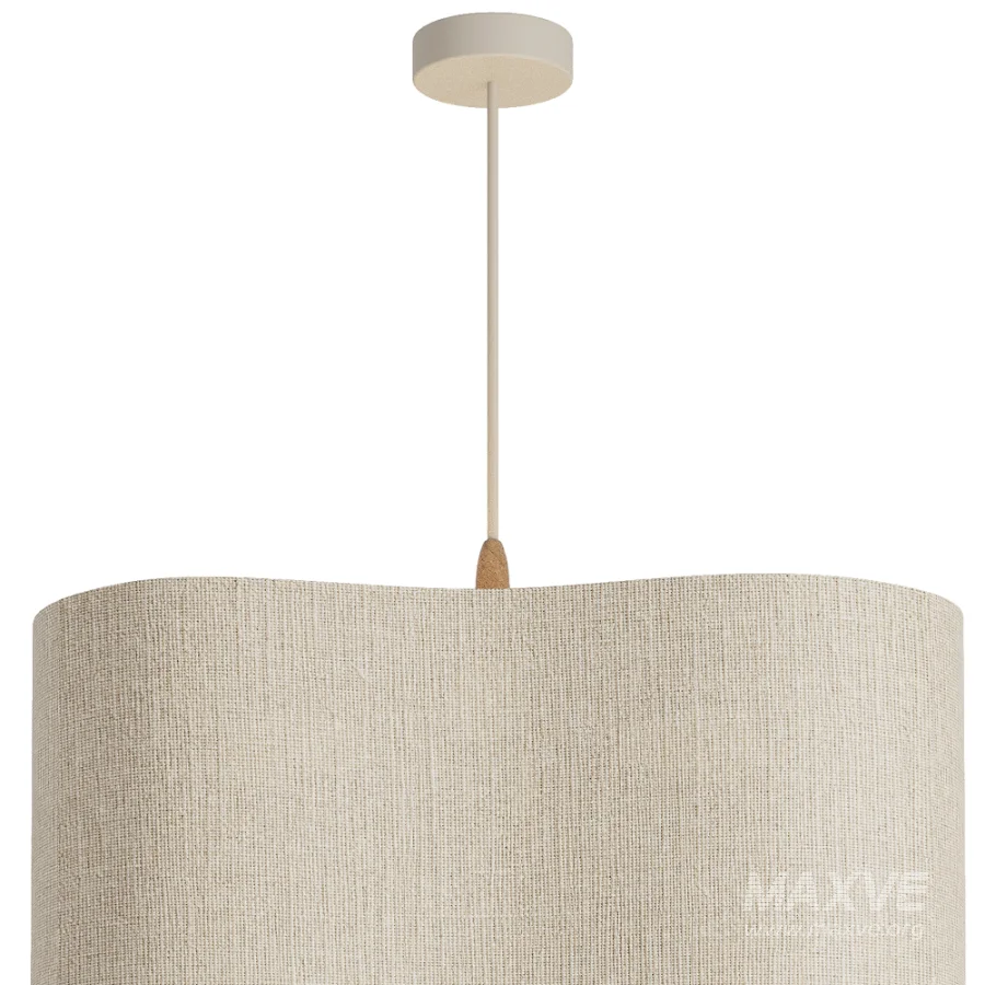 Afralia Fabric Pendant Lamp - Image 3