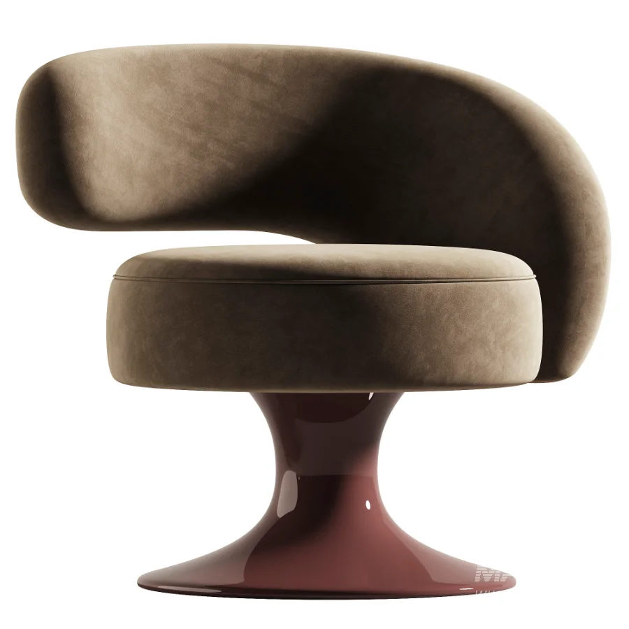 Fabric armchair - Image 2