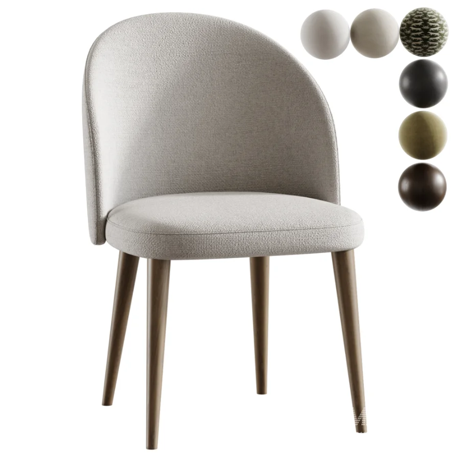 Timon upholstered dining chair - Image 1