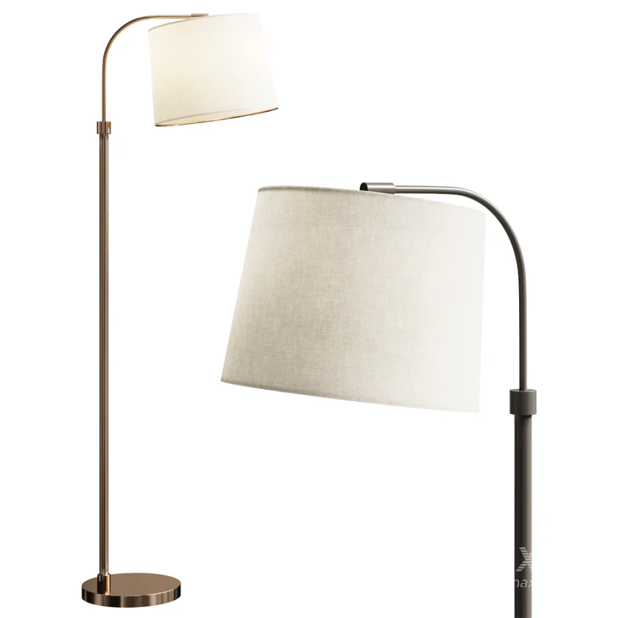 Gold Floor Lamp - Image 3