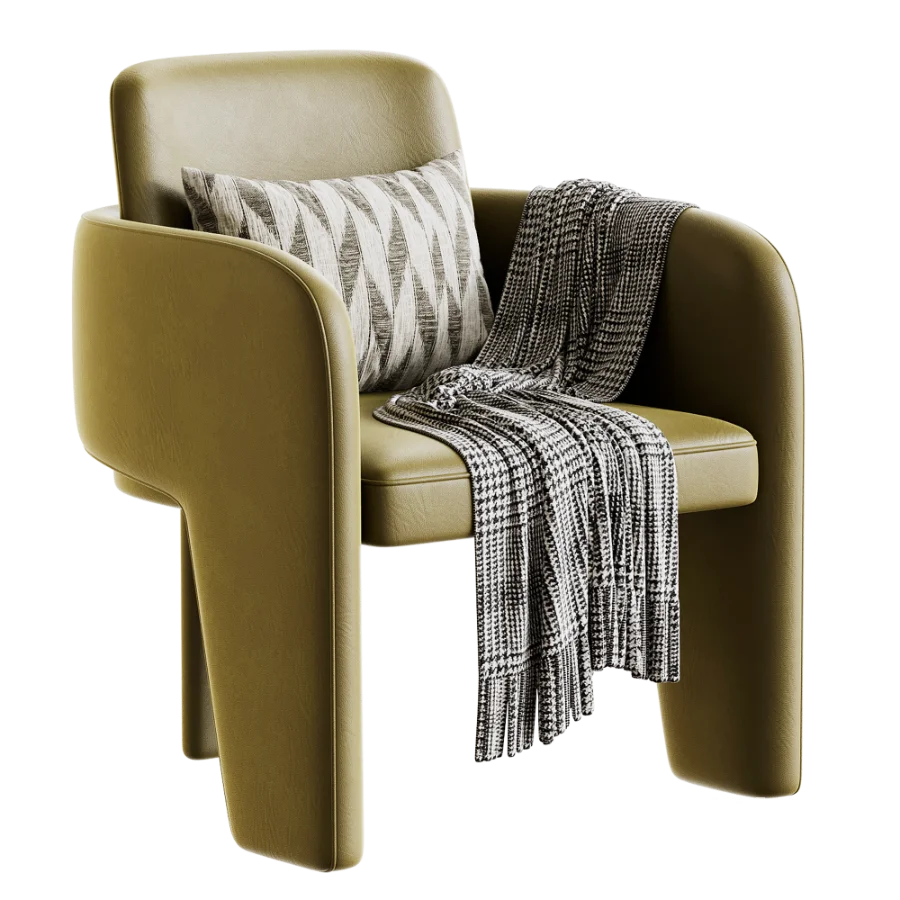 City Vegan Leather Dining Chair - Image 3