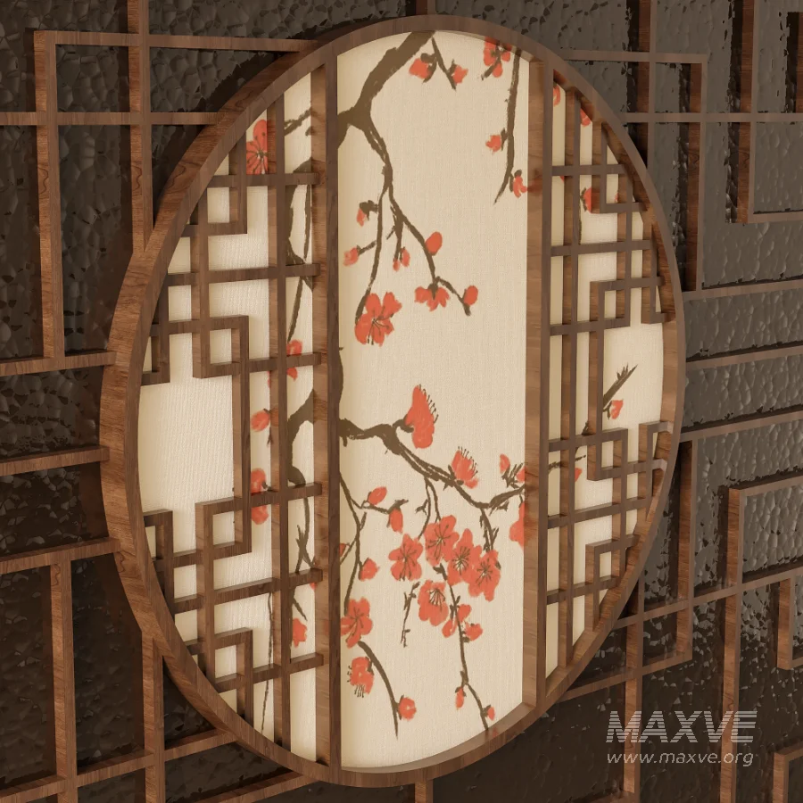Modern Japanese Wall Panel Design - Image 3