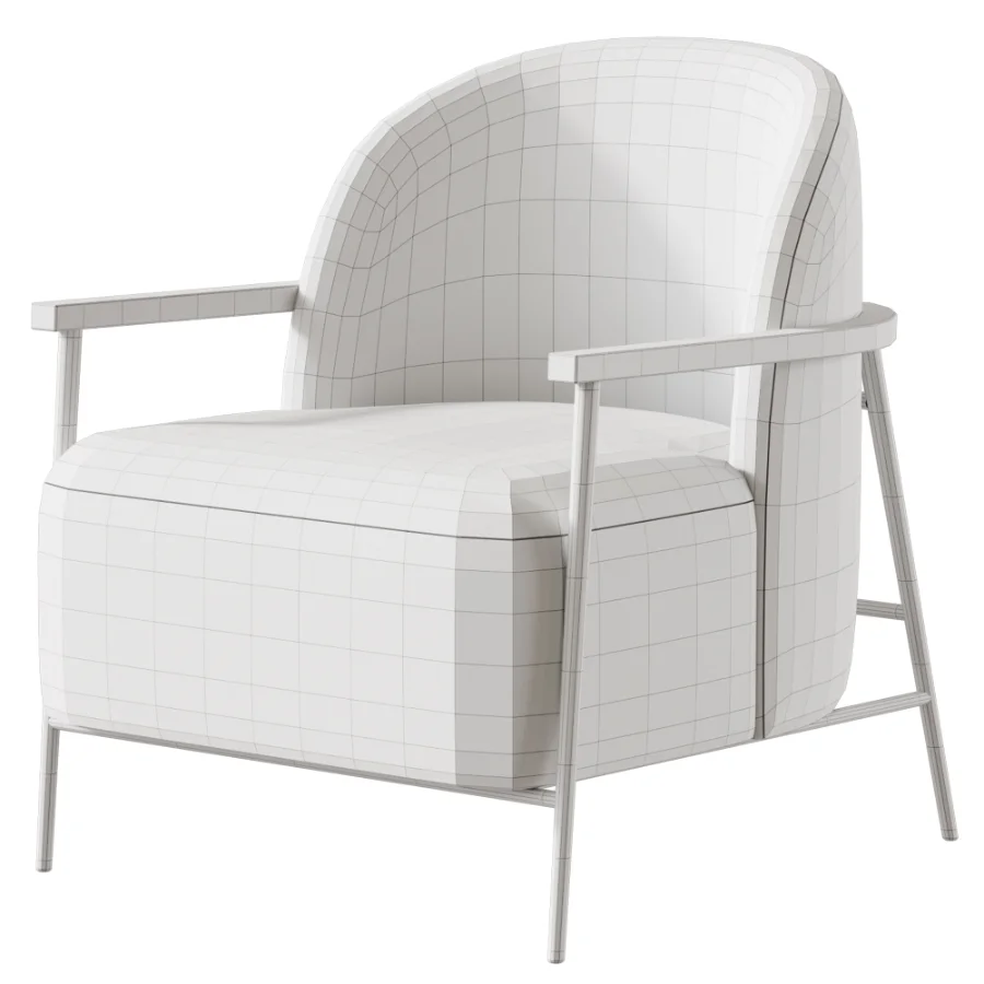 Mariona Faux Sherpa Upholstered Accent Chair - Image 4