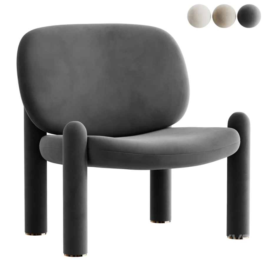 TOTTORI Fabric armchair - Image 1
