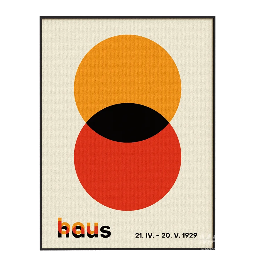Bauhaus Circles Print - Image 3