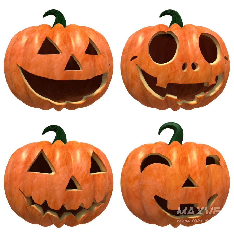 16 Halloween Pumpkin V2 - Image 5