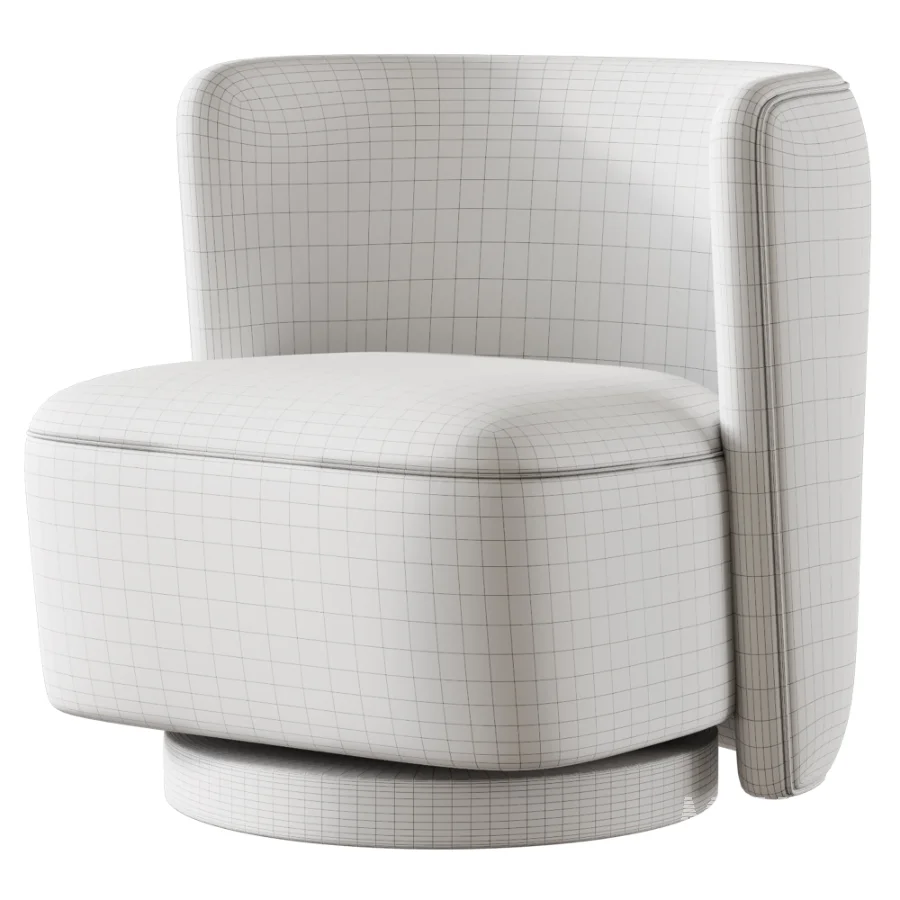 On The Swivel Accent Chair - Image 5