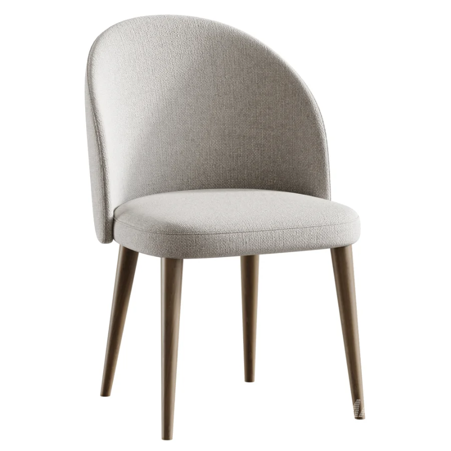 Timon Upholstered Dining Chair And Nealy Round Table - Image 2