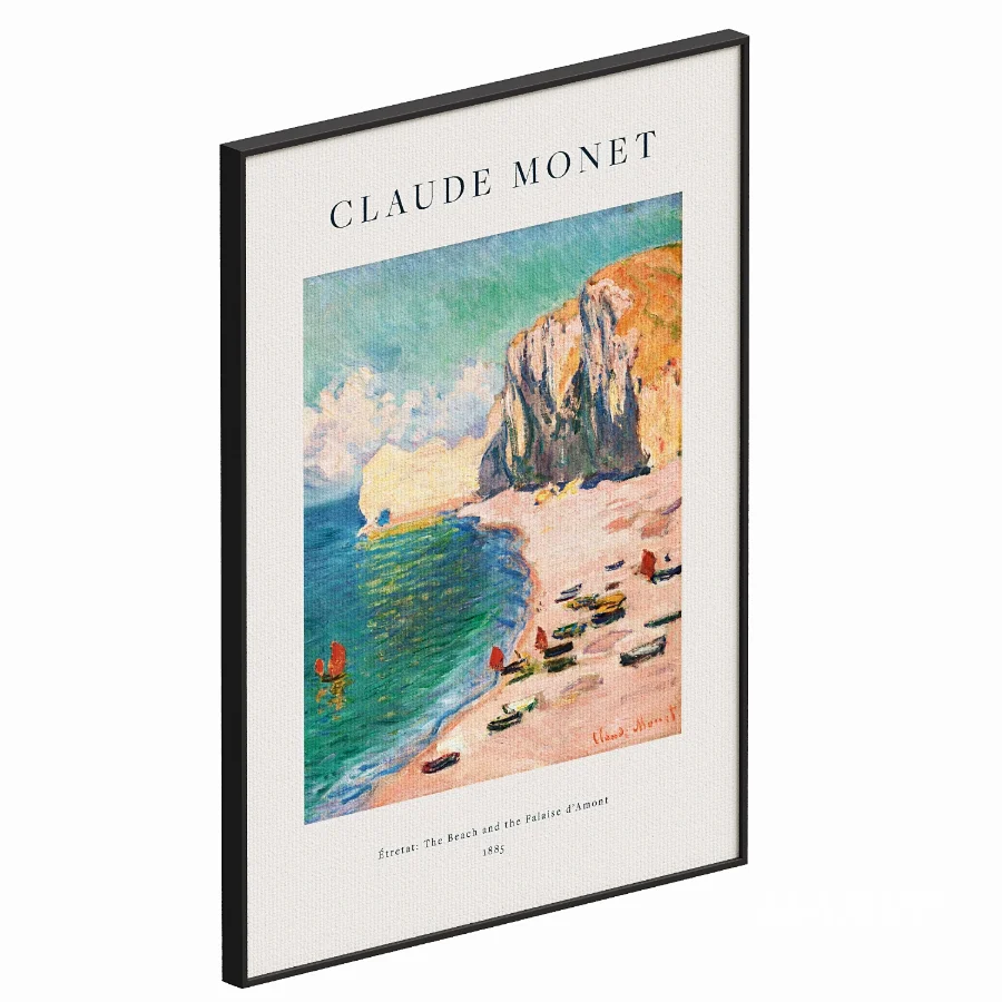 Monet Etretat The Beach - Image 2