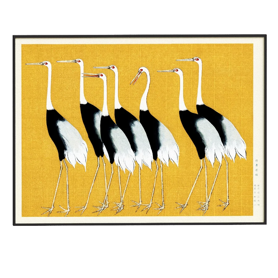 Stork Vintage Wall art - Image 1