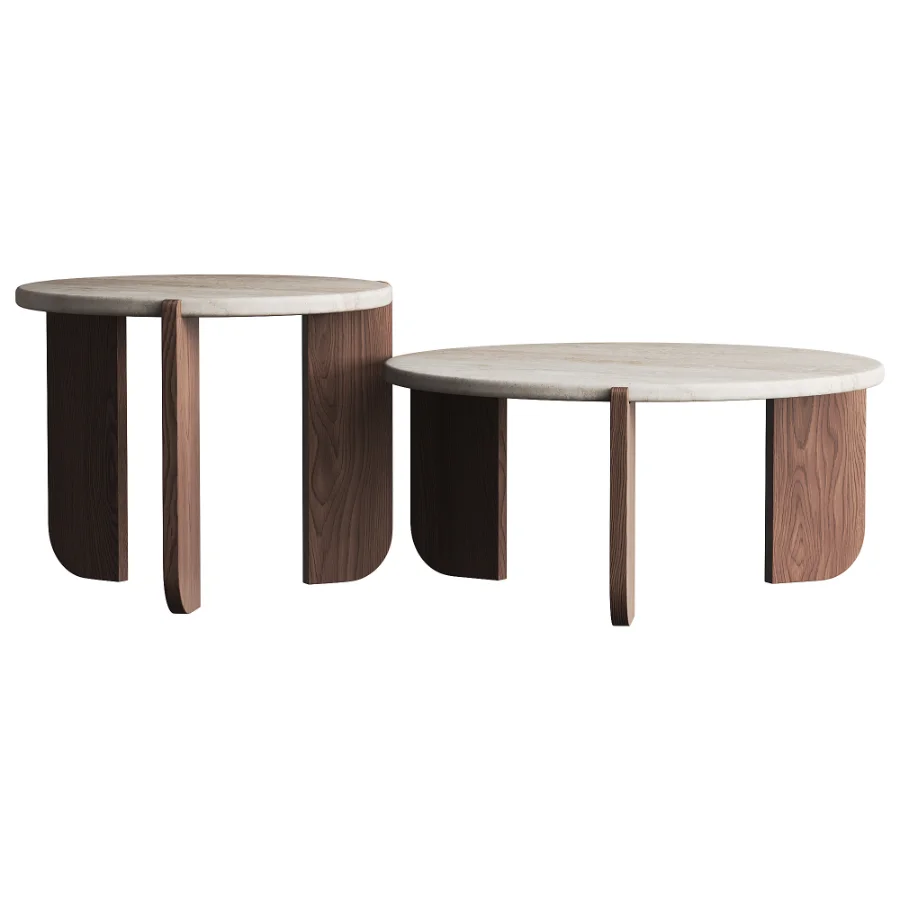 Unique White Marble Round Coffee Table By lakiq - Image 1