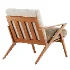 Cavett Wood Frame Armchair by Crate Barrel - Thumbnail 5