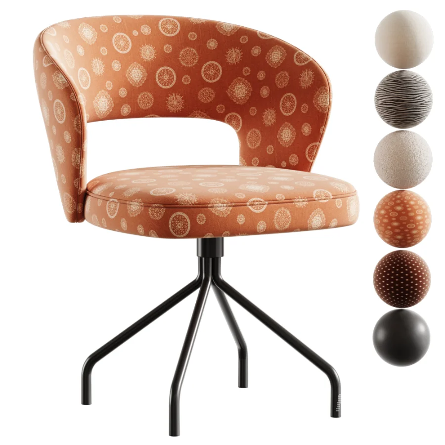 Fard Metal 665 Swivel Chair by Origins 1971 - Image 1