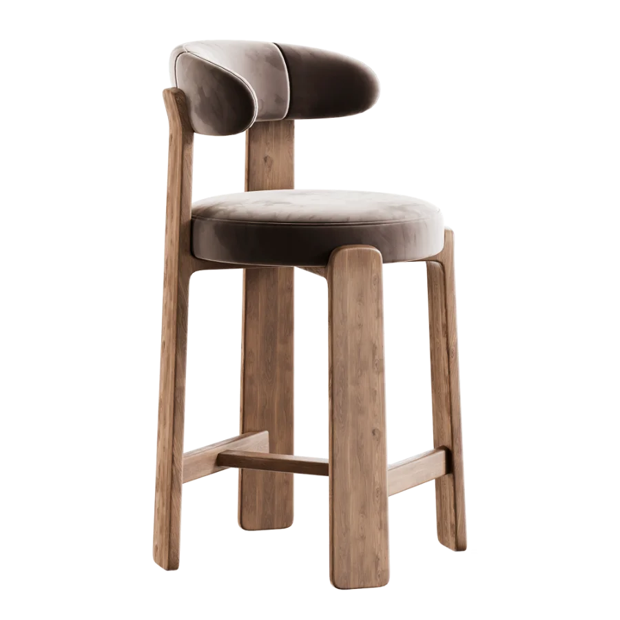 granite bar stool - Image 4