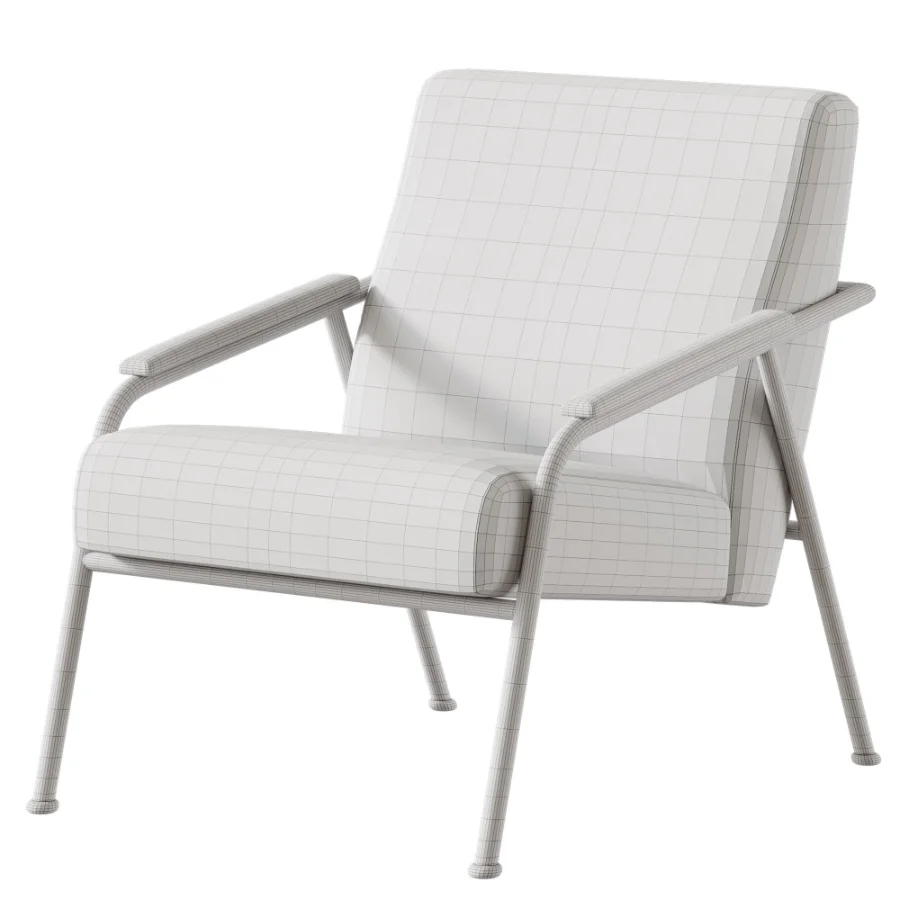 27 Wide Polyester Armchair - Image 5