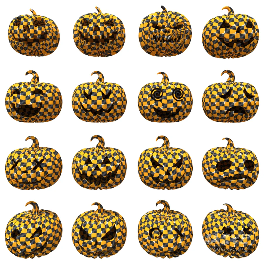 16 Halloween Pumpkin V1 - Image 7