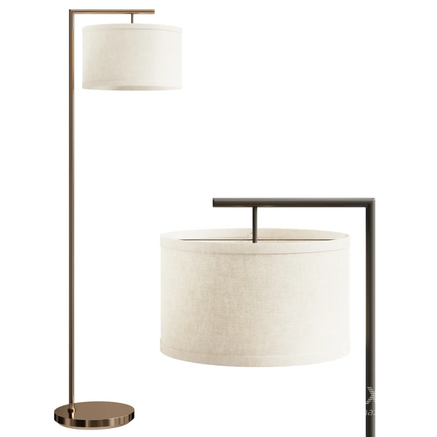 Modern Minimalist Floor Lamp Gold - Image 1