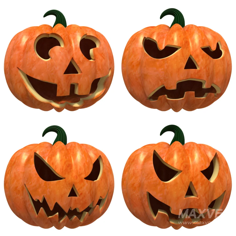 16 Halloween Pumpkin V2 - Image 4
