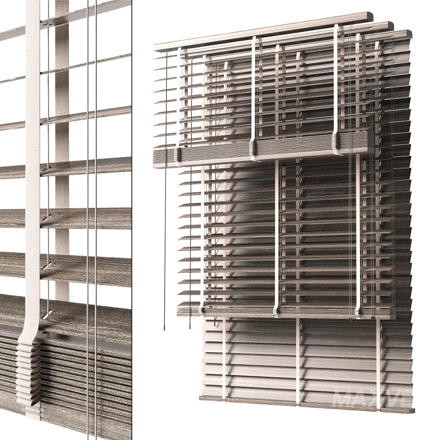 Wooden Blinds Set 51 - Image 2