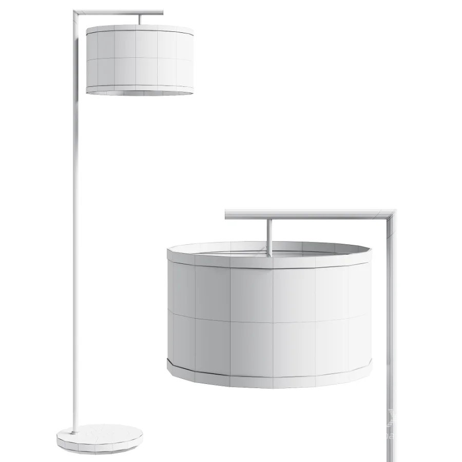 Modern Minimalist Floor Lamp Gold - Image 3
