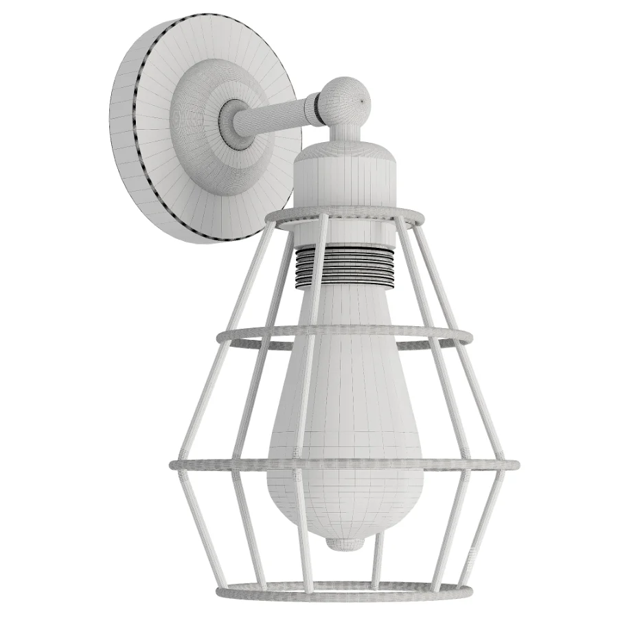 Wire Cage Wall Lamp - Image 5
