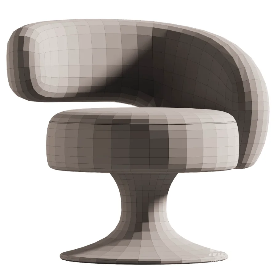 Fabric armchair - Image 1