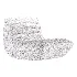 FRAMELESS CHAIR COCOON CHAIR GRAY - Thumbnail 3
