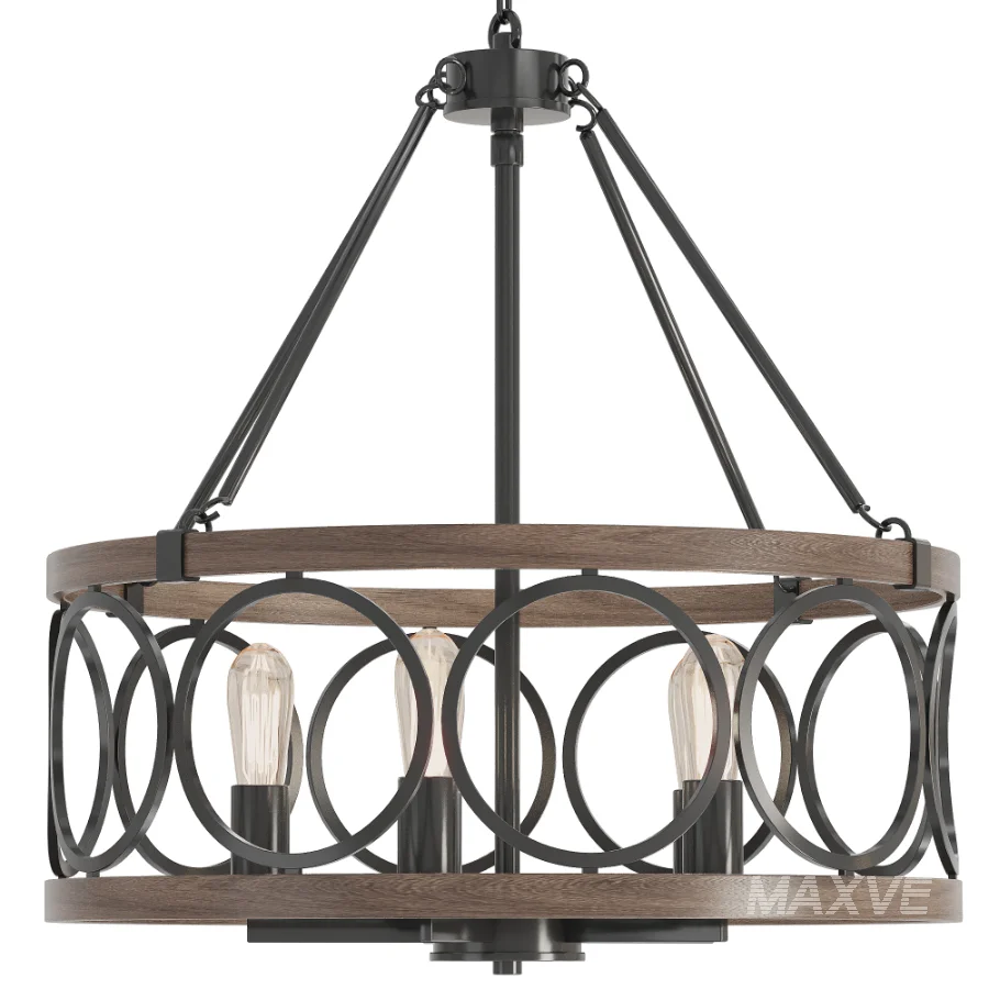 Dimmable Drum Chandelier - Image 1