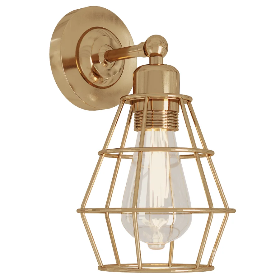 Wire Cage Wall Lamp - Image 6