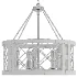 Imitation Wood Drum Chandelier - Thumbnail 4