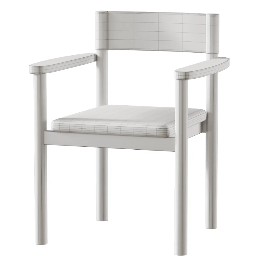 Capri Dining Arm Chair Stackable - Image 5