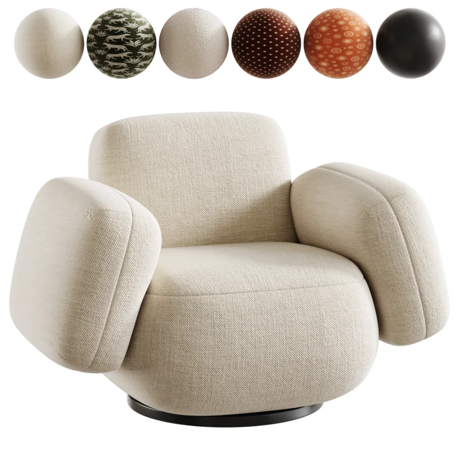 I m Not a Minimalist Swivel Chair - Image 1
