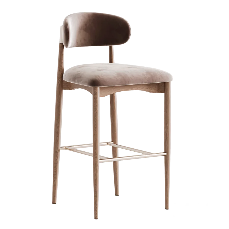 Bradley Bar Stool Natural Oak - Image 5