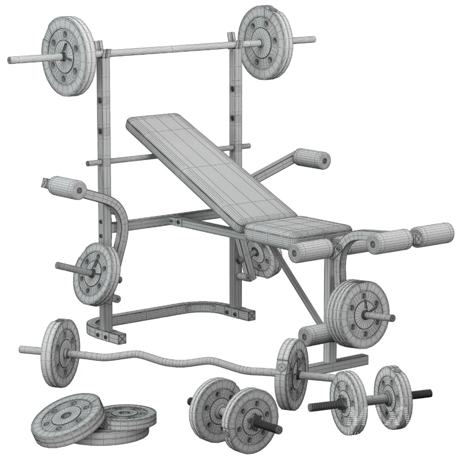 Duke Fitness Dumbbell Bench Set - Image 7