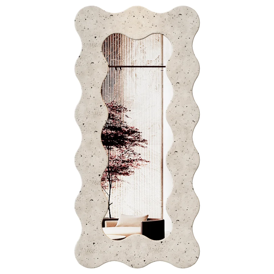 Serpentine Vert Mirror Frame - Image 2