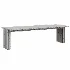 Rectangular Rojo Levanto marble table - Thumbnail 1