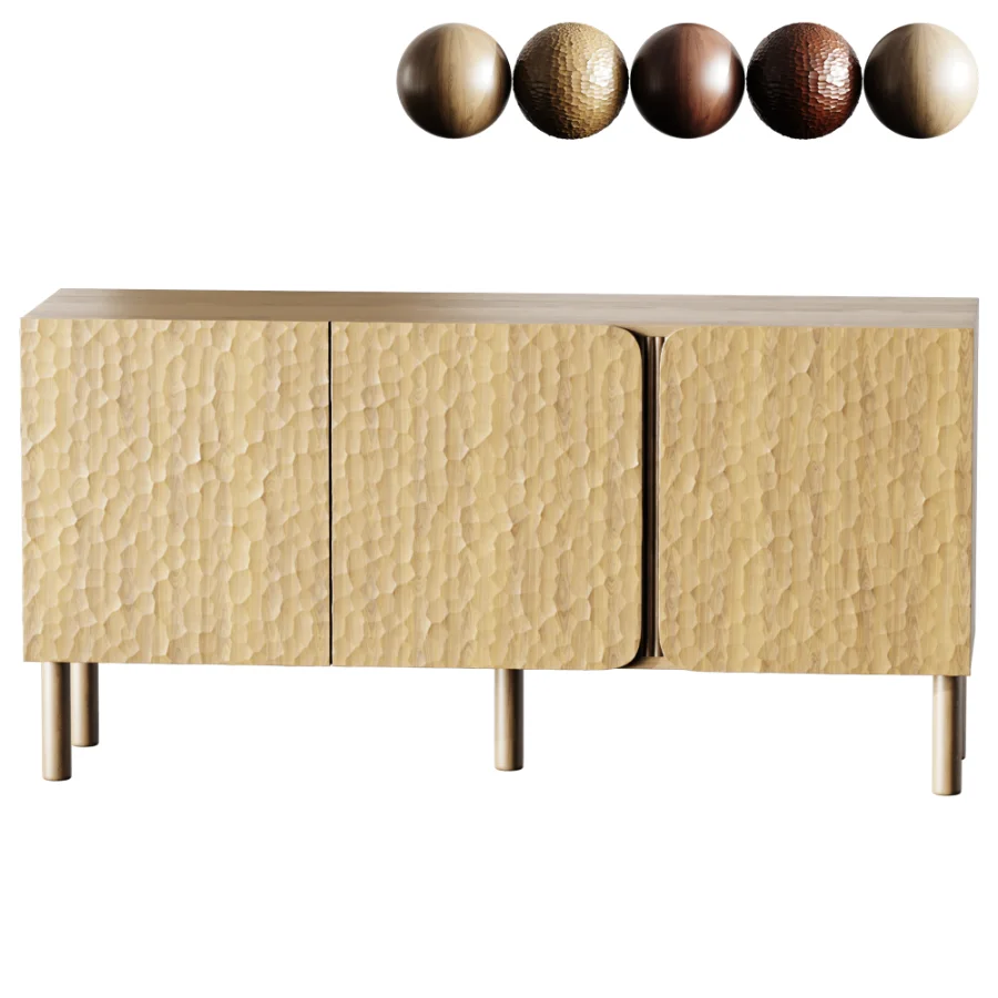 Greymouth Cabinet Natural Wood - Image 2